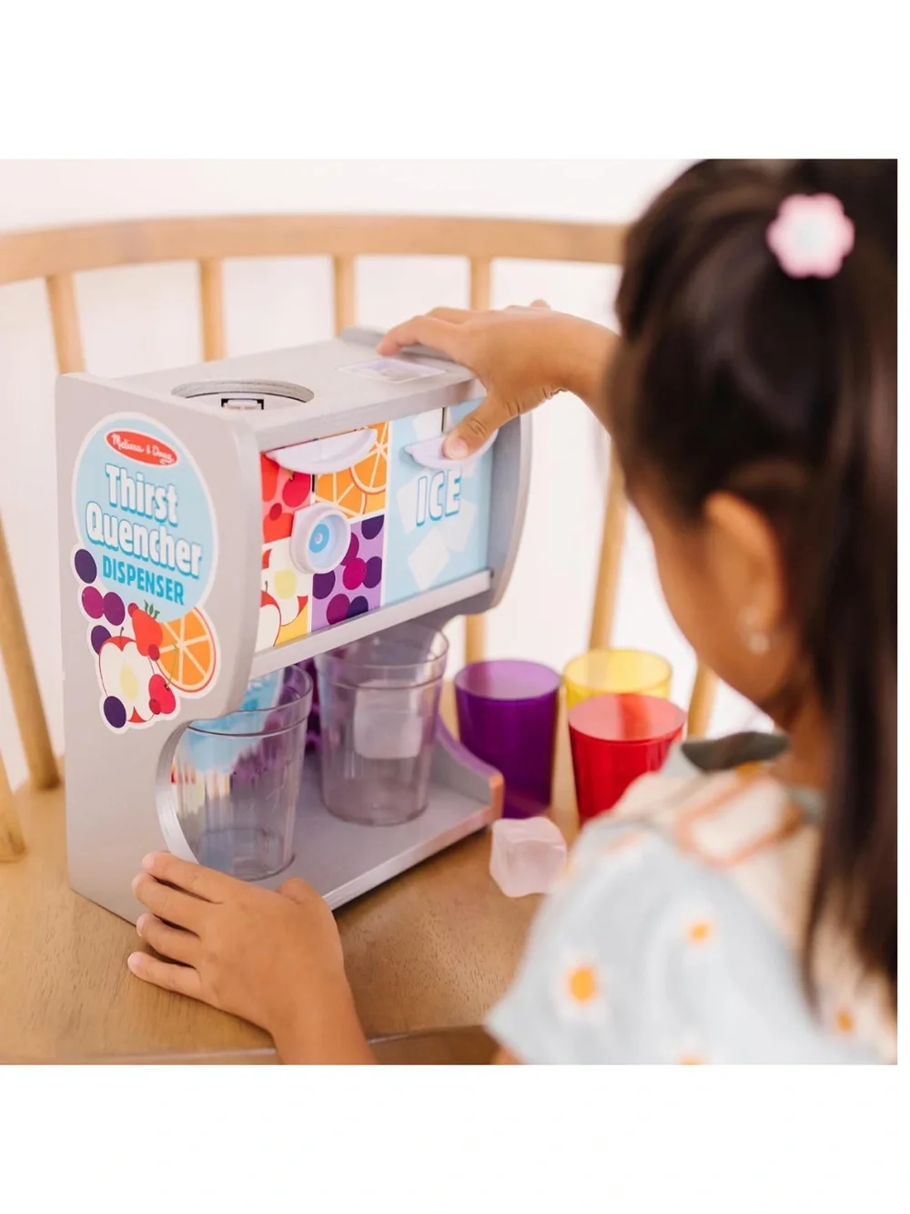Melissa & Doug Thirst Quencher Drink Dispenser Play Set — Juice Ice Cubes